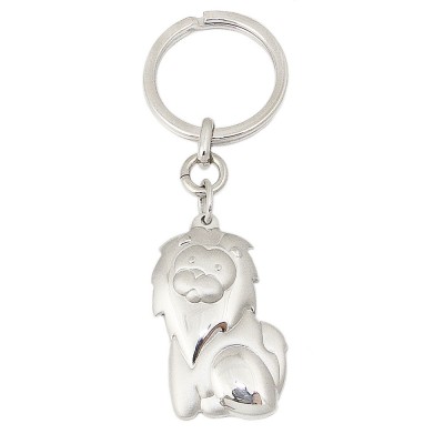 Sterling Silver KEYCHAIN PLAIN LION-10S-003
