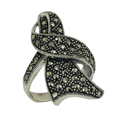 Marcasite Ring with Wrap Design