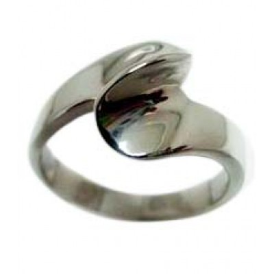 Sterling Silver Ring S Shaped Curve