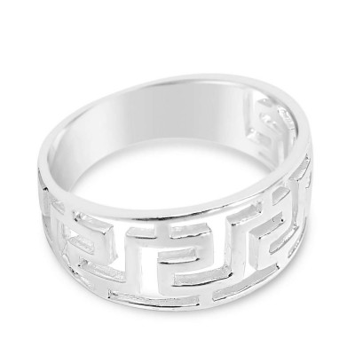 Sterling Silver Ring Chinese Art Motif (E-C)