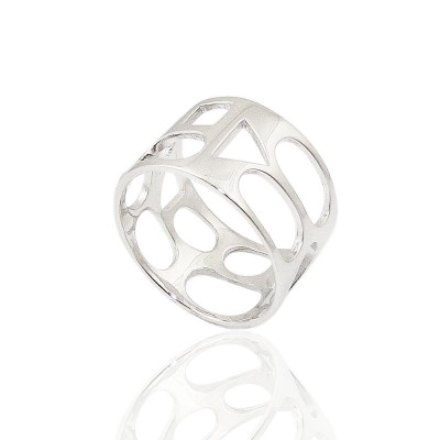 SS Ring Plain Open Circle Band