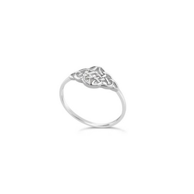 STERLING SILVER RING CELTIC KNOTS LIGHT WEIGHT