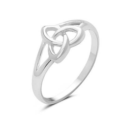 Sterling Silver Ring Celtic Trinity Knot 