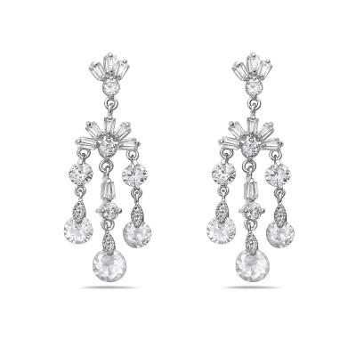 Brass Earring Bugettue Dangling