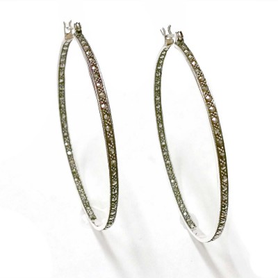 Marcasite Earring Hoop