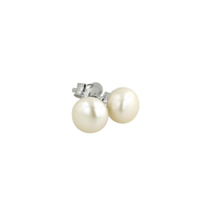 Sterling Silver Earring 5mm Fresh Water Pearl Stud