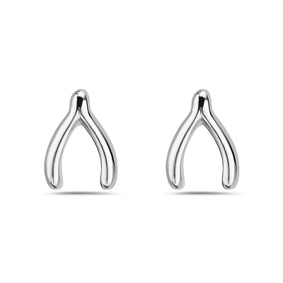 Sterling Silver Earring Wishbone