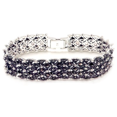 MS Bracelet 3 Rows Square Ms