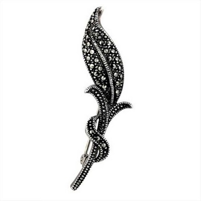 Marcasite Pin Flower