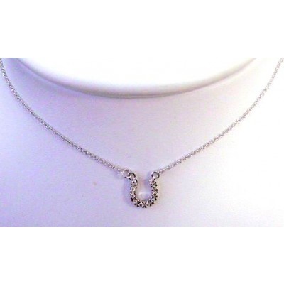SS Neckl Horseshoe(Smaller), Silver