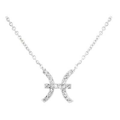 Sterling Silver Neckalce Zodia Pisces