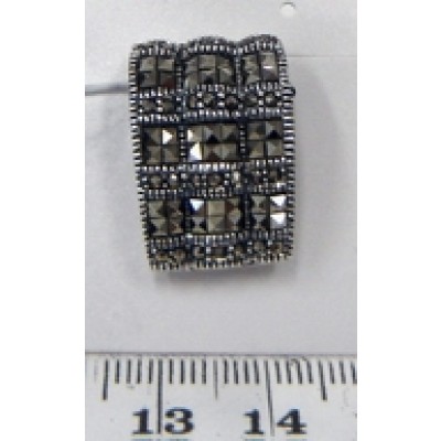 Marcasite Pendant Square Panel