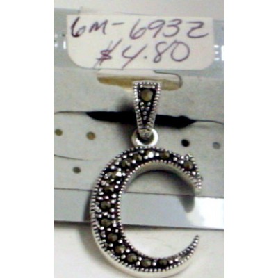 Marcasite Pendant Ltr C