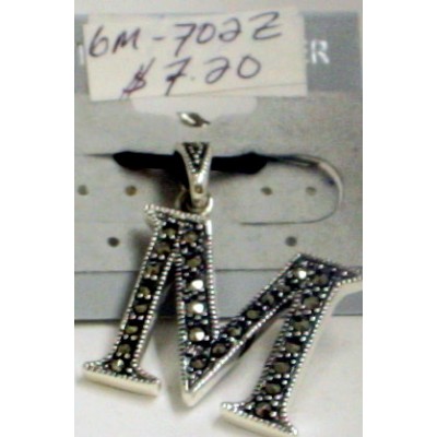 Marcasite Pendant Ltr M