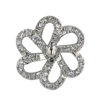 Sterling Silver Ondt Floating Flower