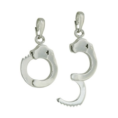 Sterling Silver Pendant Handcuff
