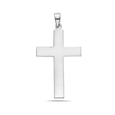 Sterling Silver Pendant 20-39mm Silver Plating Cross