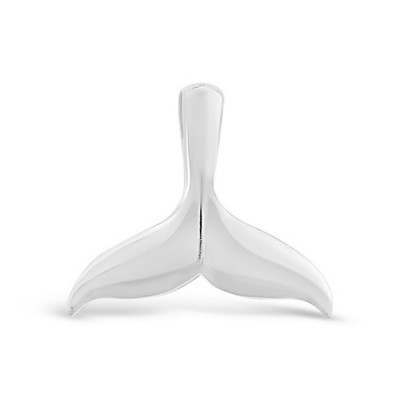 STERLING SILVER PENDANT WHALE TAIL -ECOATED