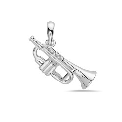 Sterling Silver PENDANT TRUMPET
