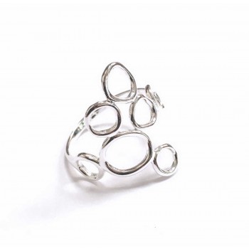 Sterling Silver Ring Multi-Circle 
