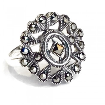 MS RING OVAL CUTOUT TEAR DROP AROUND EDGE