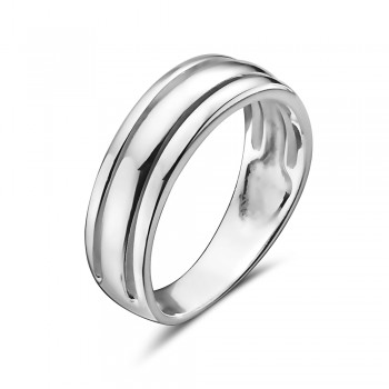 Sterling Silver RING THREE LINE