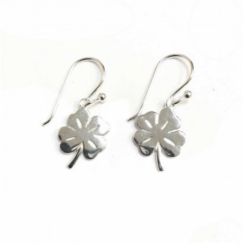 Sterling Silver Earg Clover Leaf W/ French Wire***E-Coat