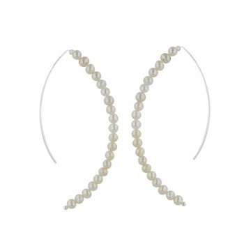 Arch Freshwater Pearl Earrings