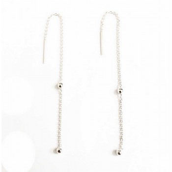 Sterling Silver Earring Threader Bead---Bead