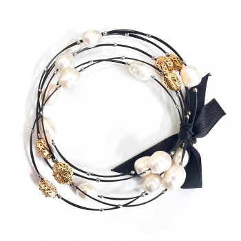 BRASS BRACELET SET 5 SLINGS BRLTS 2 PC W/4 FWP+3 PC W/