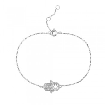 Hamsa Hand & Star of David Bracelet