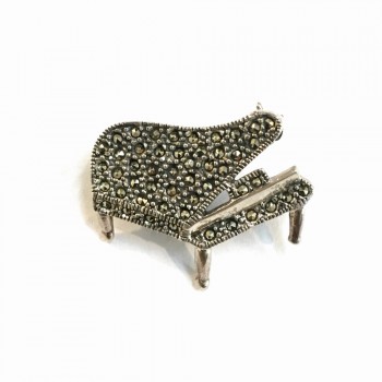 MS PIN PIANO MARCASITE PAVE