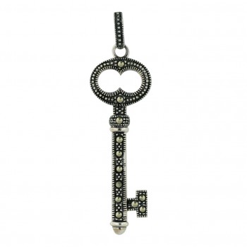 Marcasite Pendant 50 mm L Key