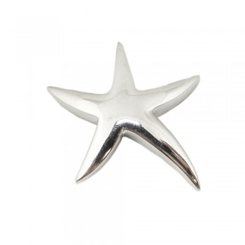 Sterling Silver Pendant Plain Starfish