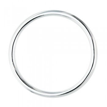 Sterling Silver Pendant 53.5mm Hoop (Jingle) -E-coated-